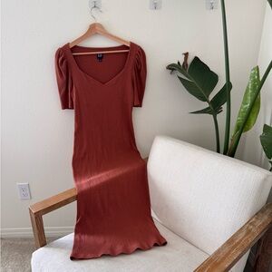 GAP Rust Midi Dress